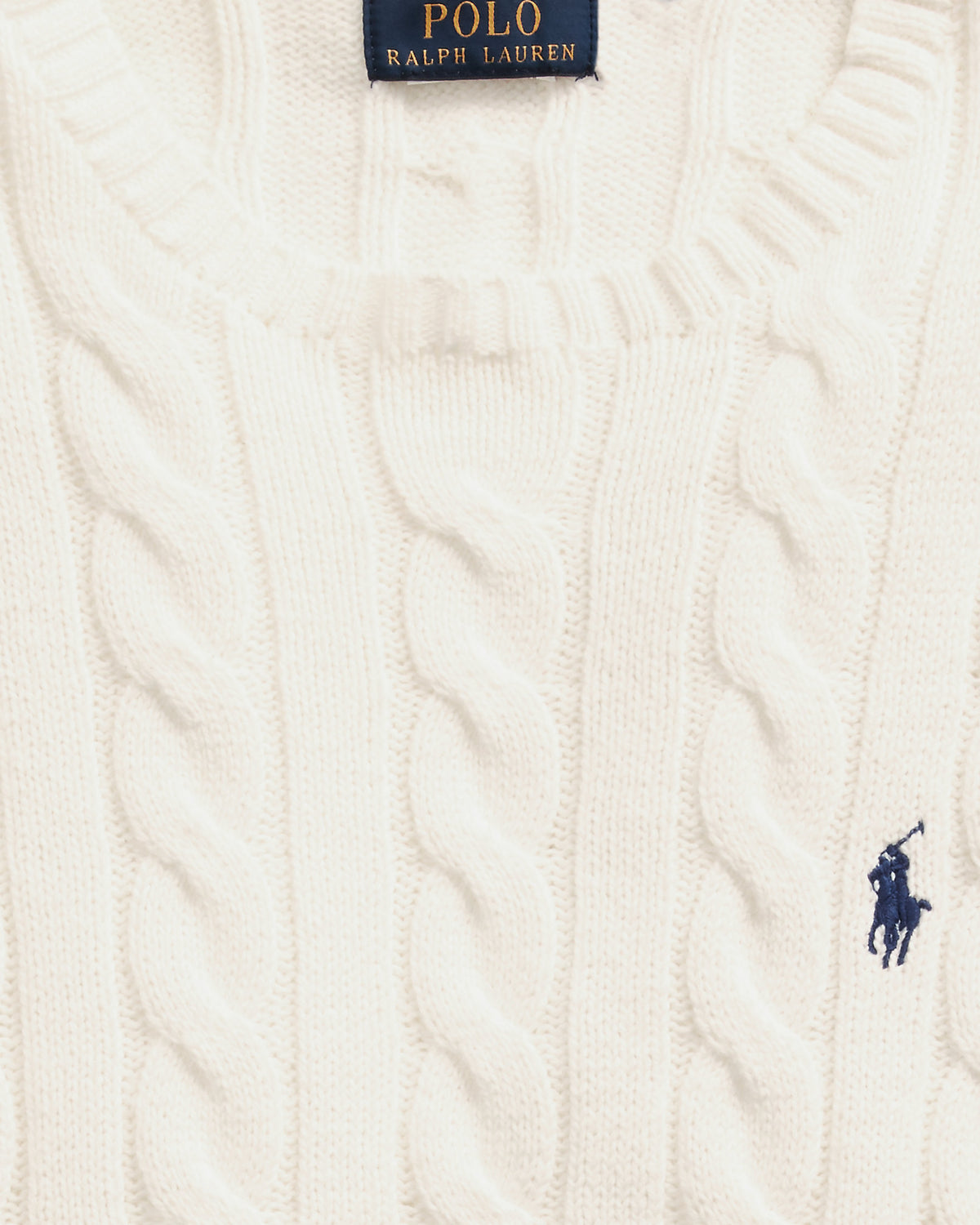 Ralph Lauren CableKnit Cotton Sweater