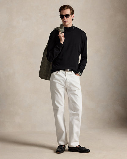Ralph Lauren Soft Cotton Mockneck Shirt