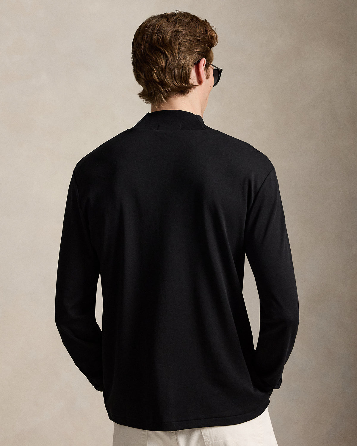 Ralph Lauren Soft Cotton Mockneck Shirt