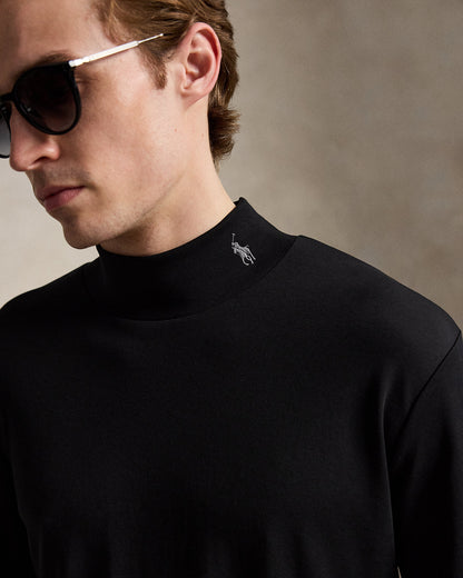 Ralph Lauren Soft Cotton Mockneck Shirt