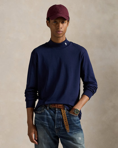 Ralph Lauren Soft Cotton Mockneck Shirt