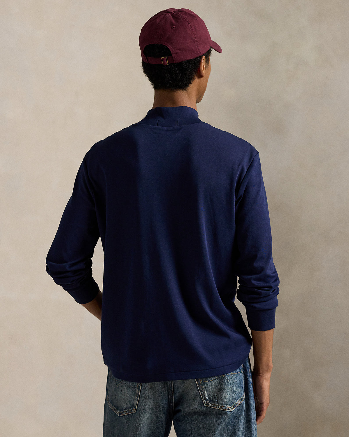 Ralph Lauren Soft Cotton Mockneck Shirt