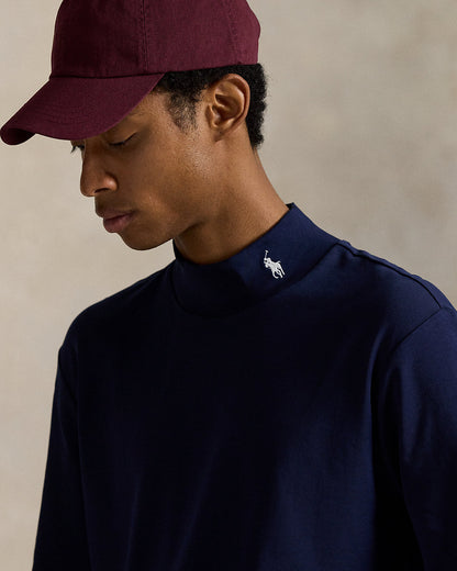 Ralph Lauren Soft Cotton Mockneck Shirt