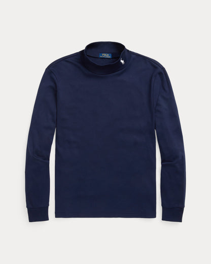 Ralph Lauren Soft Cotton Mockneck Shirt