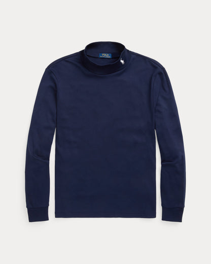 Ralph Lauren Soft Cotton Mockneck Shirt
