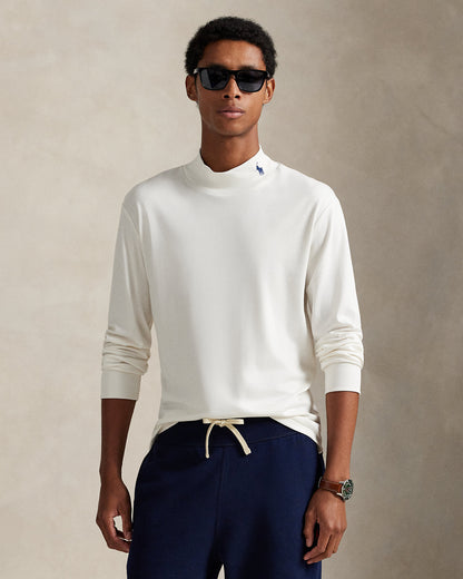 Ralph Lauren Soft Cotton Mockneck Shirt