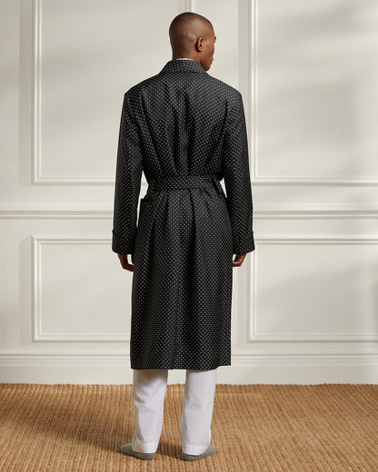 Ralph Lauren PolkaDot Silk Robe