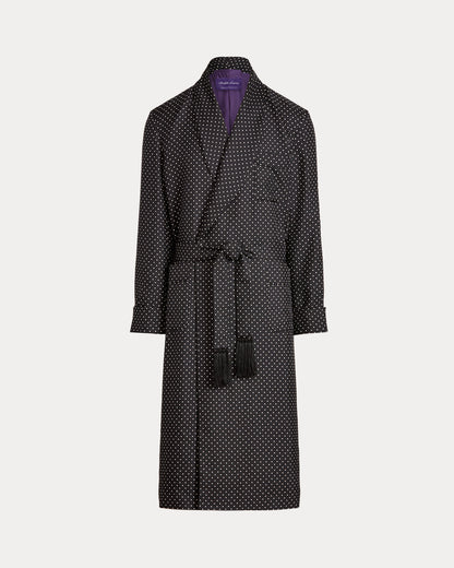Ralph Lauren PolkaDot Silk Robe