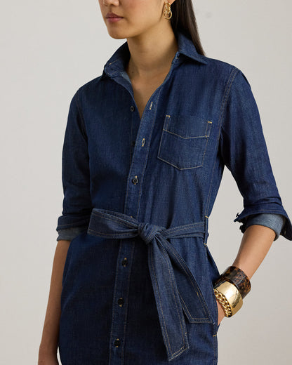 Ralph Lauren Belted Denim Shirtdress