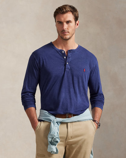 Ralph Lauren Slub Jersey Henley Shirt