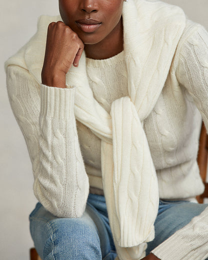 Ralph Lauren The Iconic CableKnit Cashmere Sweater
