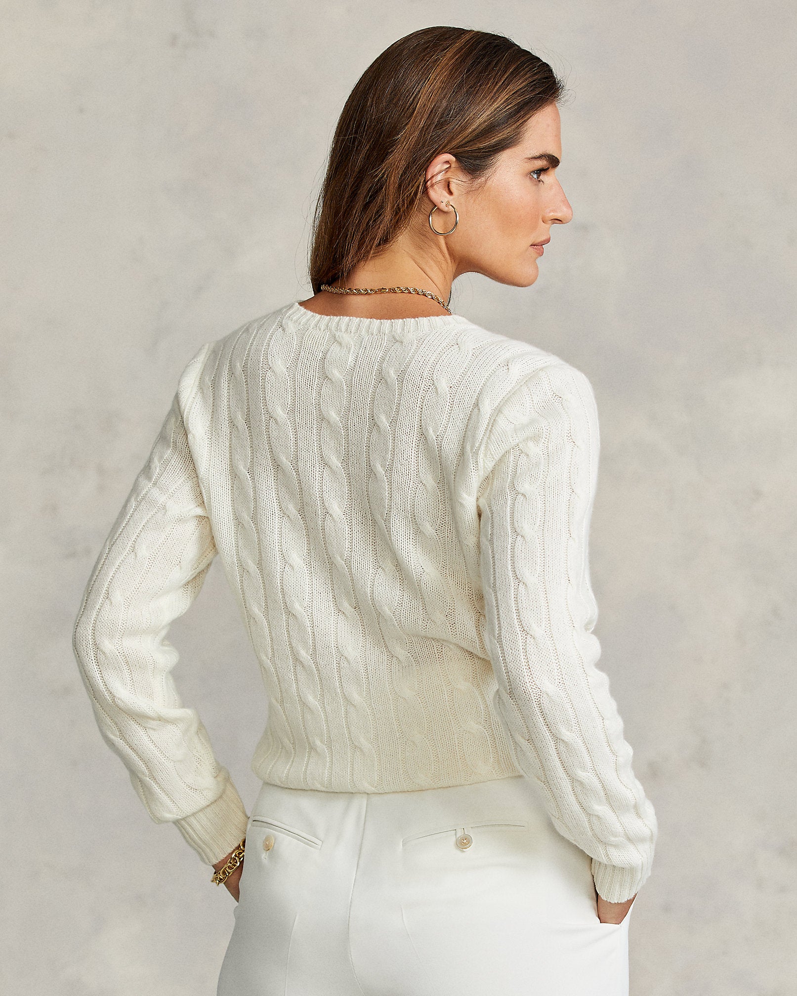 Ralph Lauren The Iconic CableKnit Cashmere Sweater