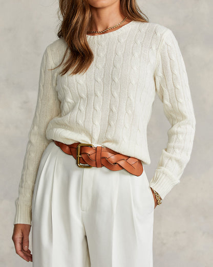 Ralph Lauren The Iconic CableKnit Cashmere Sweater