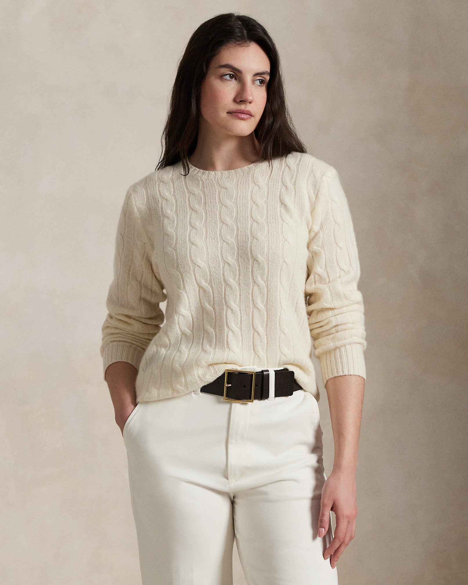 Ralph Lauren The Iconic CableKnit Cashmere Sweater