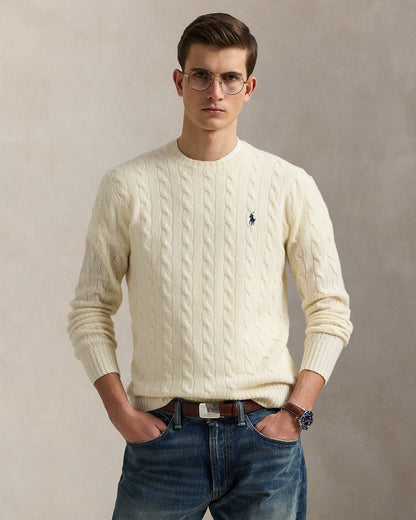 Ralph Lauren CableKnit WoolCashmere Sweater
