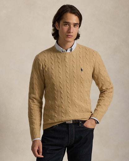 Ralph Lauren CableKnit WoolCashmere Sweater