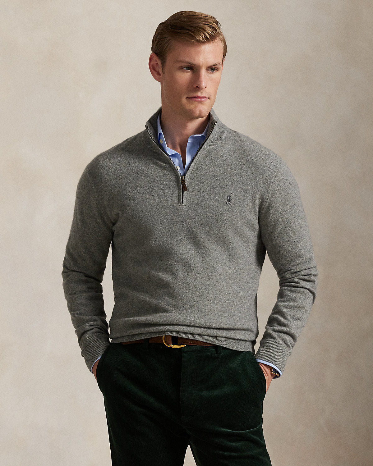 Ralph Lauren Wool QuarterZip Sweater