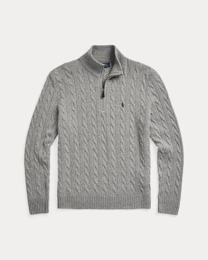Ralph Lauren CableKnit QuarterZip Sweater
