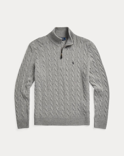 Ralph Lauren CableKnit QuarterZip Sweater