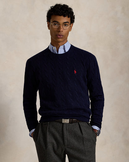 Ralph Lauren CableKnit WoolCashmere Sweater