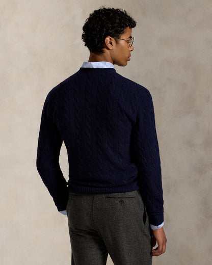 Ralph Lauren CableKnit WoolCashmere Sweater