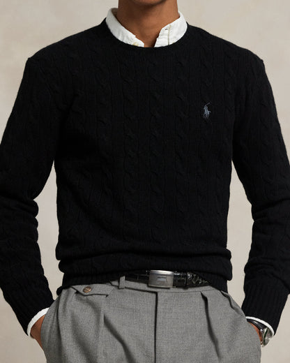 Ralph Lauren CableKnit WoolCashmere Sweater