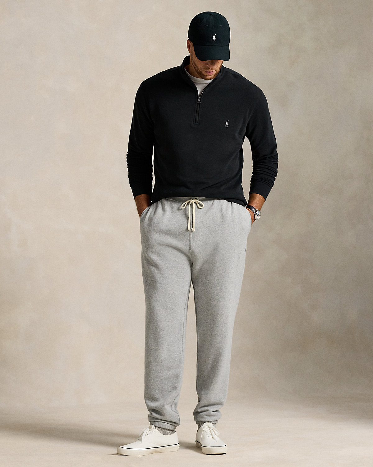 Ralph Lauren Luxury Jersey QuarterZip Pullover