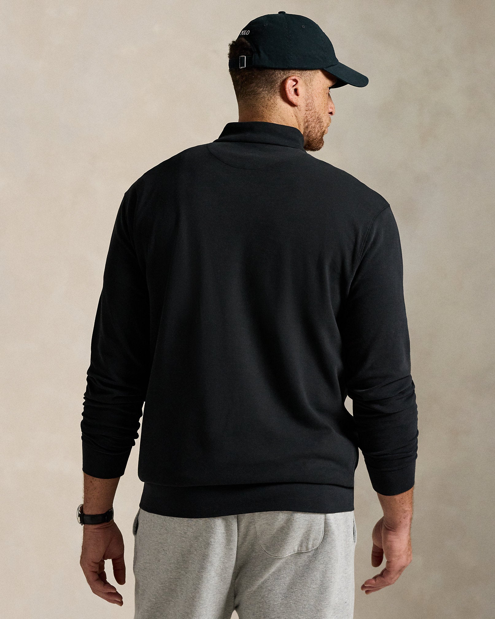 Ralph Lauren Luxury Jersey QuarterZip Pullover