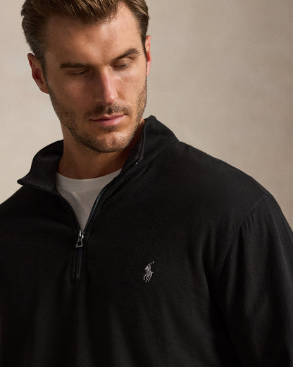 Ralph Lauren Luxury Jersey QuarterZip Pullover