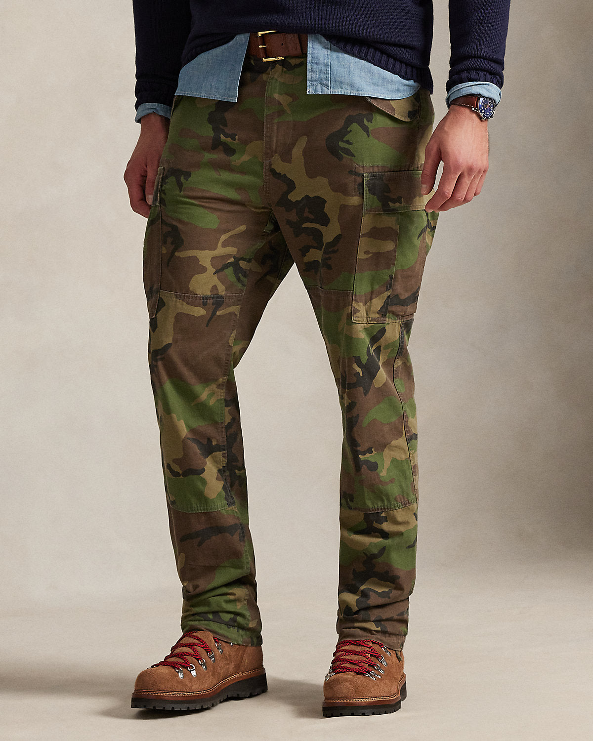 Ralph Lauren Classic Fit Camo Canvas Cargo Pant