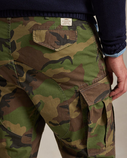 Ralph Lauren Classic Fit Camo Canvas Cargo Pant