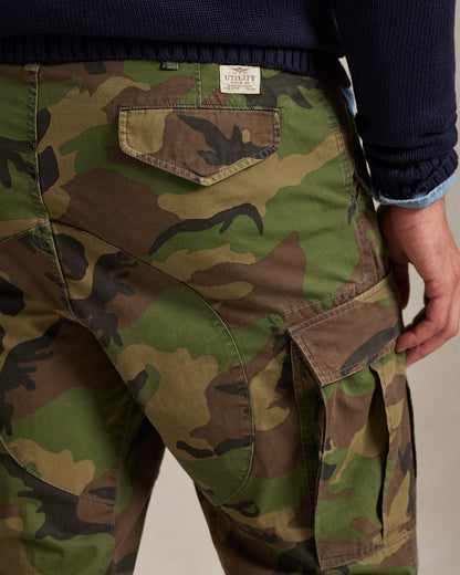 Ralph Lauren Classic Fit Camo Canvas Cargo Pant