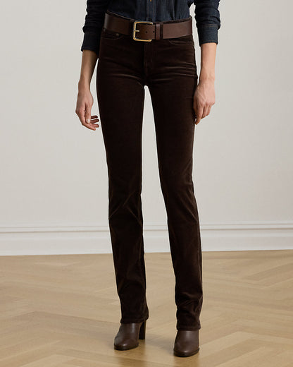 Ralph Lauren Stretch Corduroy MidRise Straight Pant
