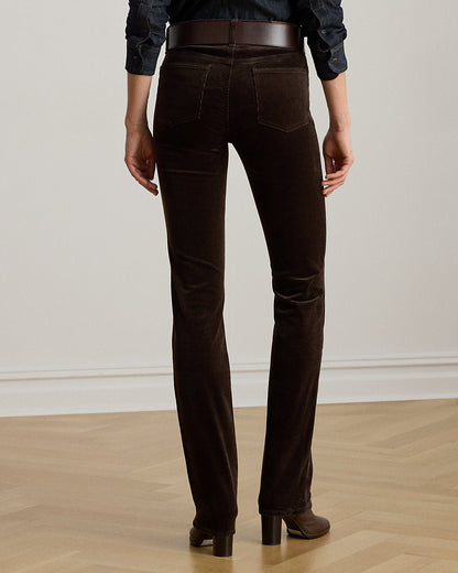 Ralph Lauren Stretch Corduroy MidRise Straight Pant