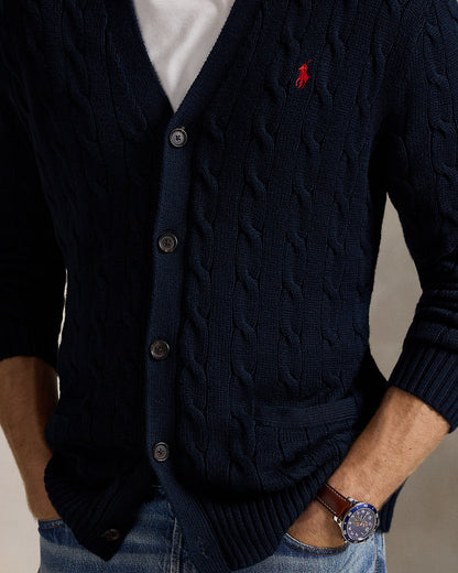 Ralph Lauren CableKnit Cotton Cardigan