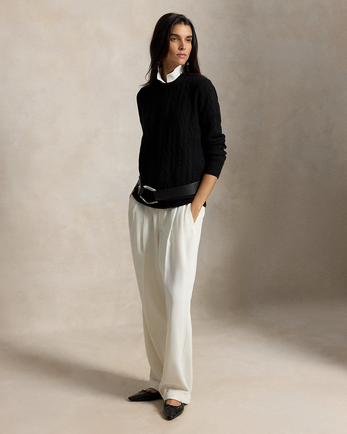 Ralph Lauren Bacall Satin Pant