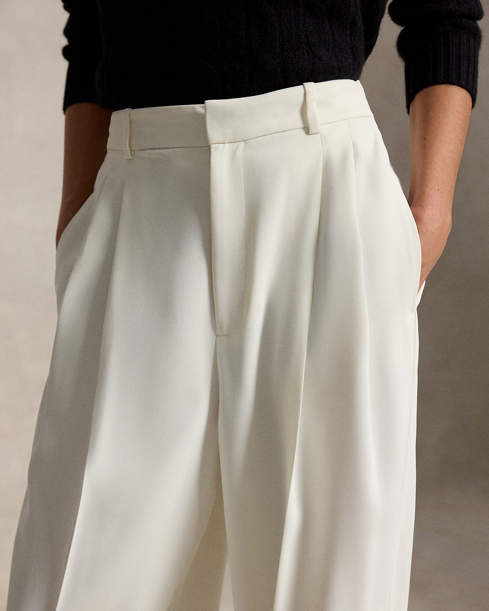Ralph Lauren Bacall Satin Pant
