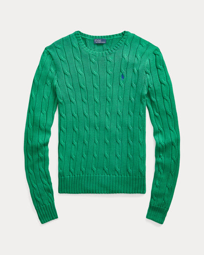 Ralph Lauren CableKnit Cotton Crewneck Sweater