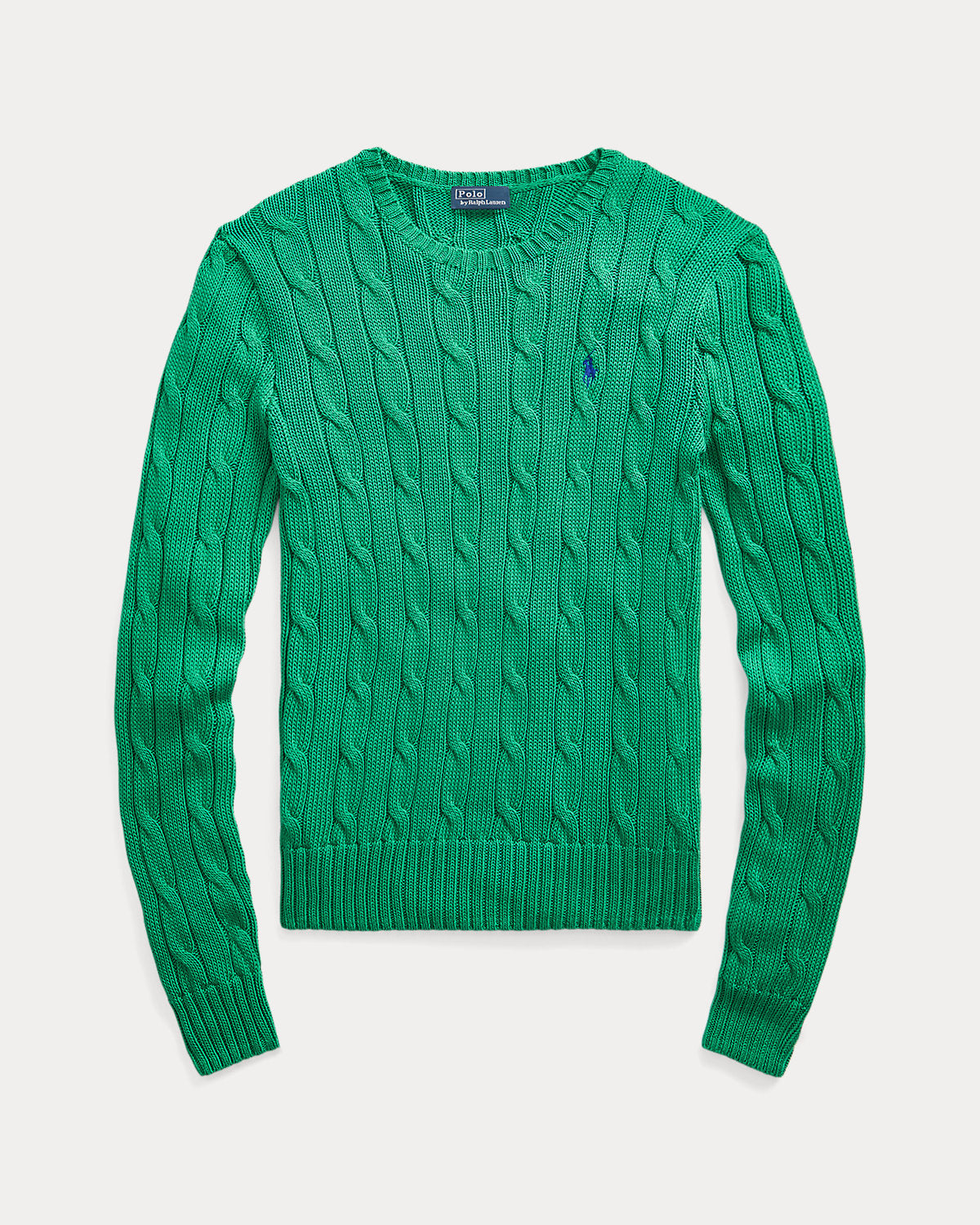 Ralph Lauren CableKnit Cotton Crewneck Sweater