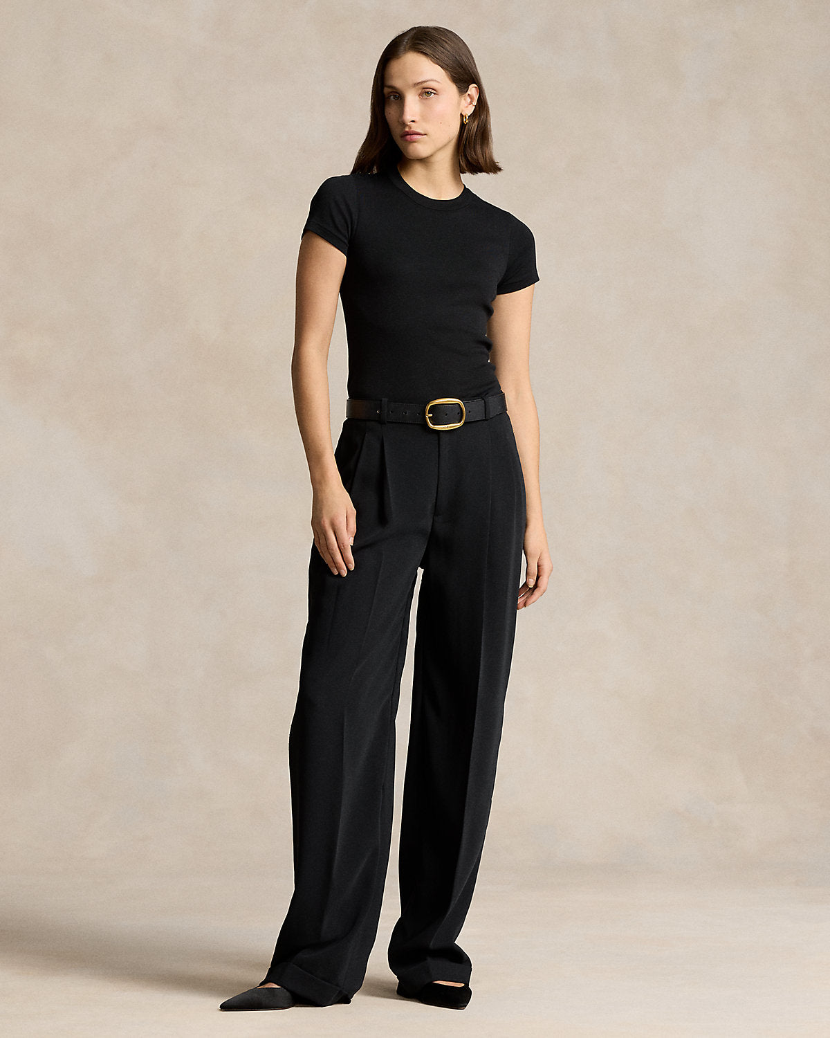 Ralph Lauren Satin Bacall Pant