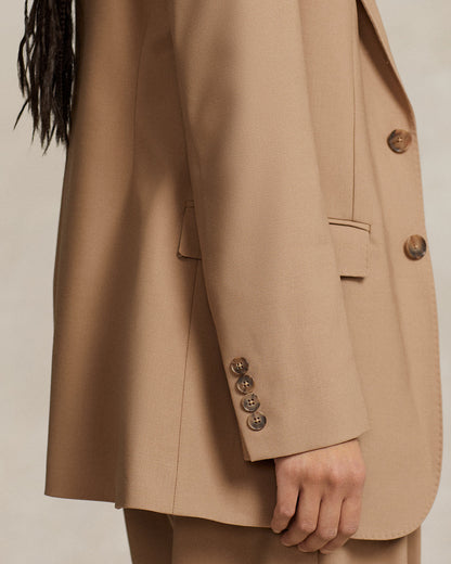 Ralph Lauren SingleBreasted Stretch Wool Blazer