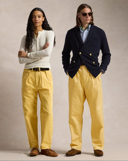 Ralph Lauren Whitman Relaxed Fit Pleated Chino Pant