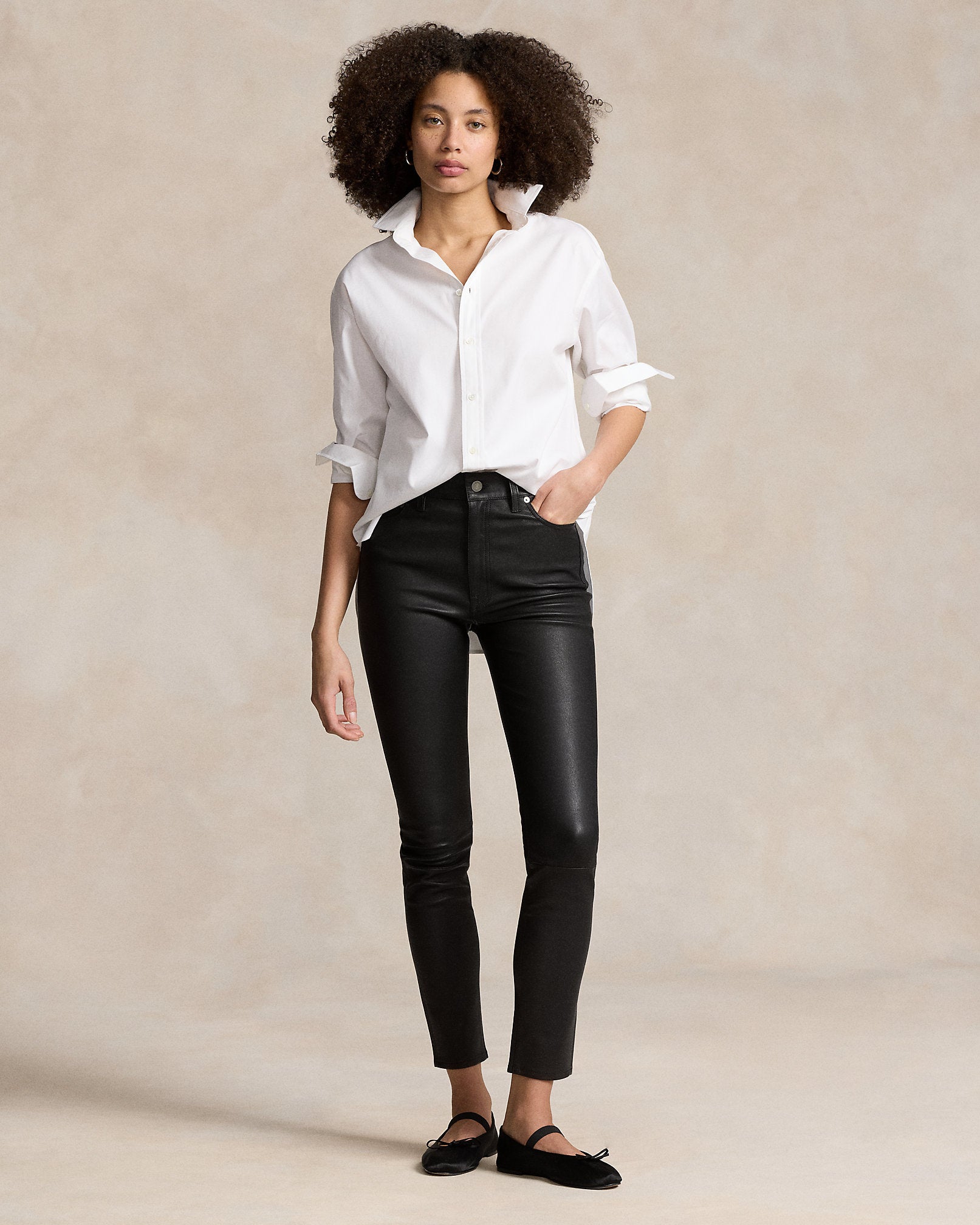 Ralph Lauren Lambskin 5Pocket SuperSlim Pant