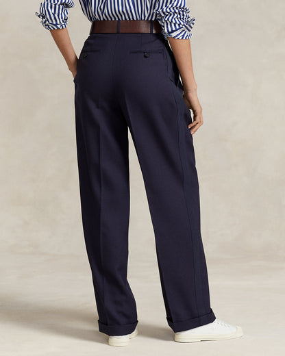 Ralph Lauren Wool Tuxedo Bacall Pant
