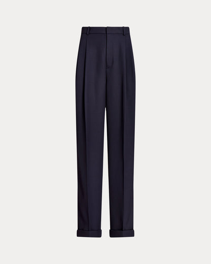 Ralph Lauren Wool Tuxedo Bacall Pant