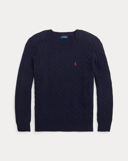 Ralph Lauren CableKnit WoolCashmere Sweater
