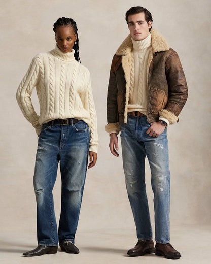Ralph Lauren CableKnit WoolCashmere Sweater