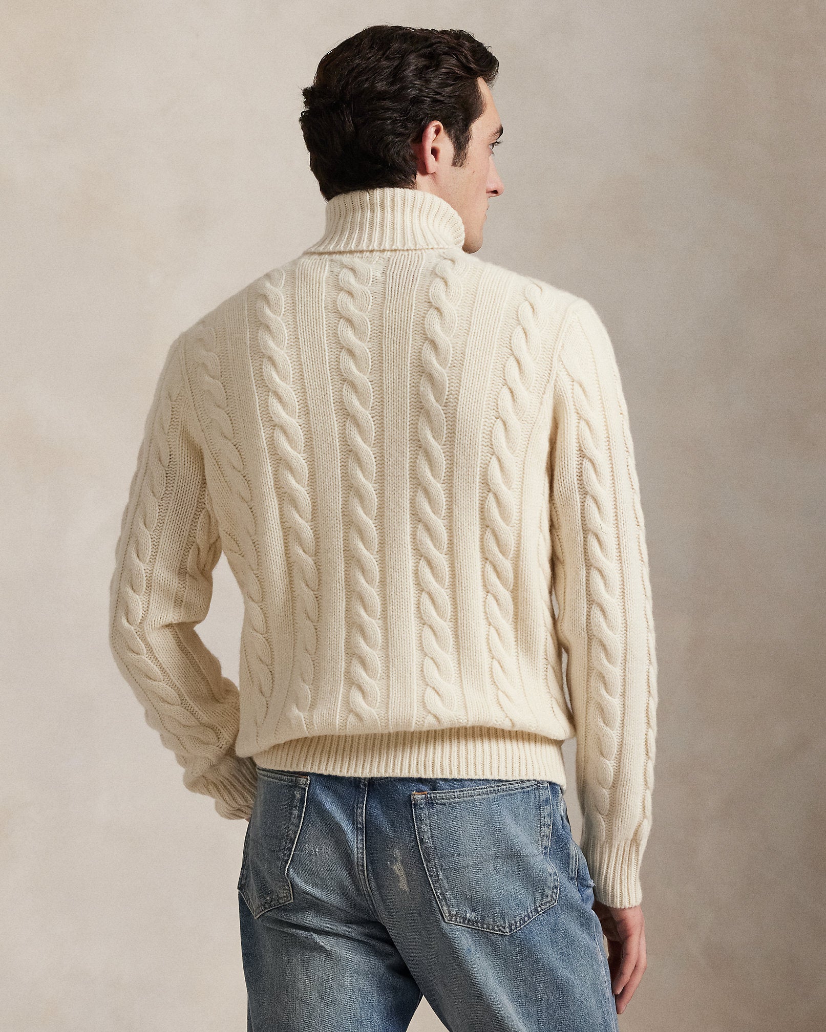 Ralph Lauren CableKnit WoolCashmere Sweater