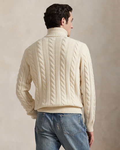 Ralph Lauren CableKnit WoolCashmere Sweater