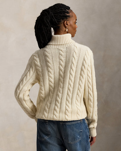 Ralph Lauren CableKnit WoolCashmere Sweater